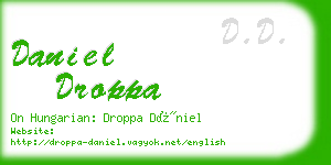 daniel droppa business card